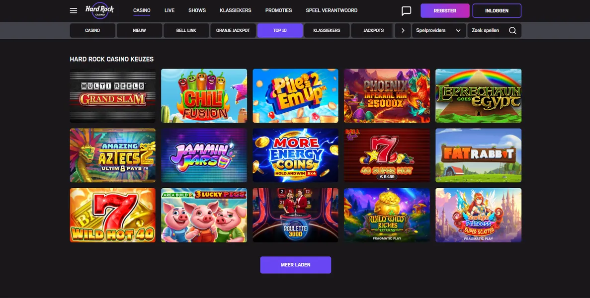 Het Spelaanbod bij het Beste Online Casino zonder CRUKS
